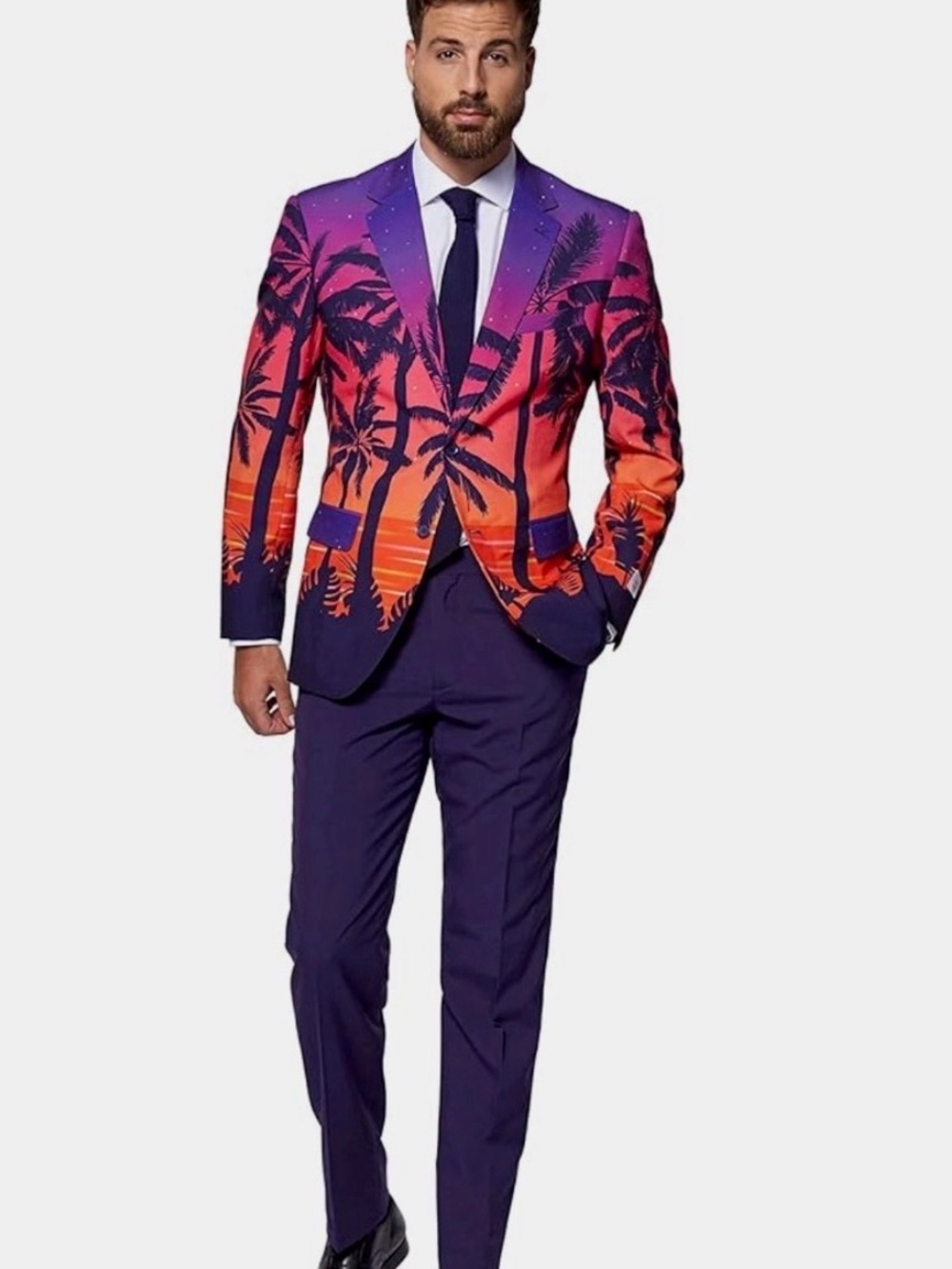 OppoSuits Save Sunset Palm Suit Set - S (36)